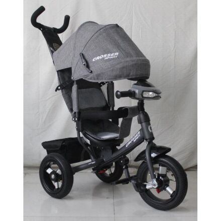 Триколісний велосипед Crosser One T1 сірий