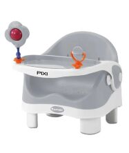 Стільчик для годування Lorelli (Bertoni) Pixi Grey-White сірий