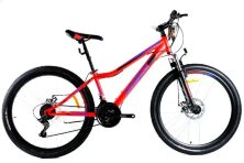 Велосипед спортивний гірський Crosser Solo колеса 29 дюймів рама алюміній сіро-блакитний