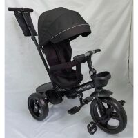 Триколісний велосипед-коляска TURBOTRIKE MT 1001-1 Elegant Black поворотне сидіння