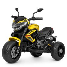 Дитячий електромобіль МОТОЦИКЛ трицикл Bambi Racer M 4152EL-6 з MP3 на EVA колесах / жовтий**
