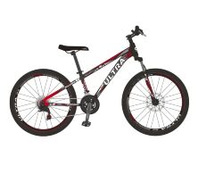 Спортивний алюмінієвий велосипед MTB Corso UL-26877 ULTRA колеса 26д/Shimano/21 швидкість/червоний
