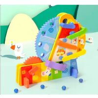 Дерев'яна іграшка Багатофункціональна Гра MD 1860 "ТРЕК з кульками" Розвиваючі дитячі ігри