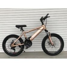 Спортивний велосипед TopRider 509 колеса 20 дюймів SHIMANO / 21 швидкість / золотий
