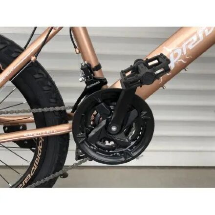 Спортивний велосипед TopRider 509 колеса 20 дюймів SHIMANO / 21 швидкість / золотий