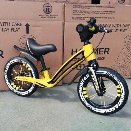 Беговел (велобіг від) дитячий BALANCE KIDS BIKE НМR-855 Lux жовтий