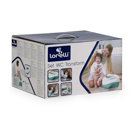 Горщик сходинка Lorelli (Bertoni) WC Transform Light Blue біло-блакитний