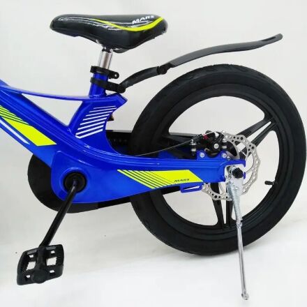Дитячий двоколісний велосипед MARS-2 Evolution колеса 18 дюймів магнезиевая рама синій