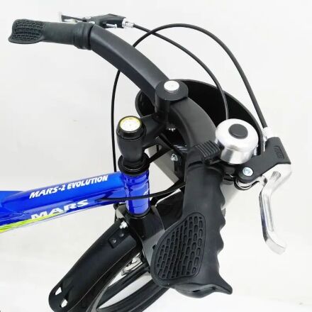 Дитячий двоколісний велосипед MARS-2 Evolution колеса 18 дюймів магнезиевая рама синій