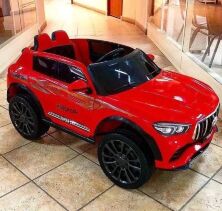 Дитячий двомісний електромобіль Джип Bambi Racer 4WD M 4465EBLR-3 Toyota на EVA колесах / червоний**