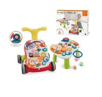 Ігровий центр каталка-ходунки штовхач 2в1 N 6038А музичний / салатовий**