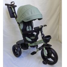 Триколісний велосипед-коляска TURBOTRIKE MT 1001-1 Frost Green поворотне сидіння