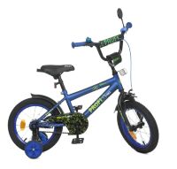 Велосипед дитячий двоколісний PROFI Dino Y1472-1 колеса 14 дюймів синій матовий**