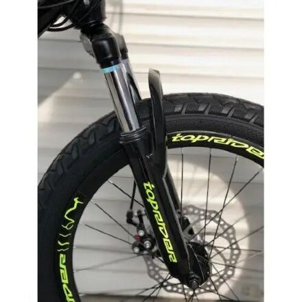Спортивний велосипед TopRider 509 колеса 20 дюймів SHIMANO / 21 швидкість / салатовий