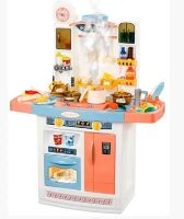 Дитячий ігровий набір інтерактивна кухня велика 898A світло звук вода холодильник витяжка посудки