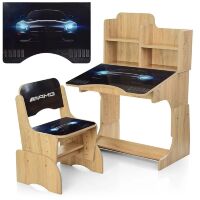 Дитяча парта зі стільчиком растишка Bambi W 2071-61-2 AMG дерево