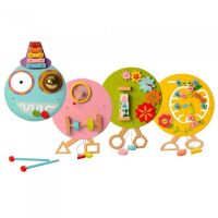 Дерев'яна розвиваюча іграшка БІЗИБОРД гусінь дитячий MSN17079