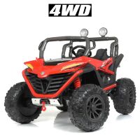 Дитячий двомісний електромобіль Джип Баггі Bambi Racer 4WD M 4570EBLR-3 на EVA колесах / червоний**