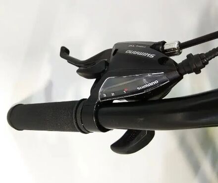 Спортивний гірський велосипед Crosser Levin 26 дюймів чорно-червоний