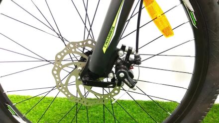 Спортивний гірський велосипед Crosser Levin 26 дюймів чорно-червоний