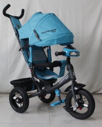 Триколісний велосипед Crosser One T1 лазурний