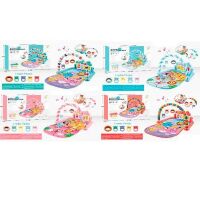 Розвивальний Ігровий килимок для немовляти 929-30-31-32 Дуга з підвісками та музичним Піаніно/4 різновиди