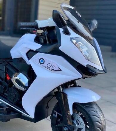 Дитячий мотоцикл Bambi M 3913EL-1 білий**