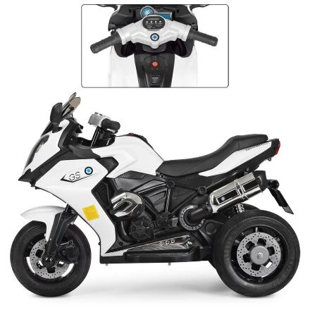 Дитячий мотоцикл Bambi M 3913EL-1 білий**