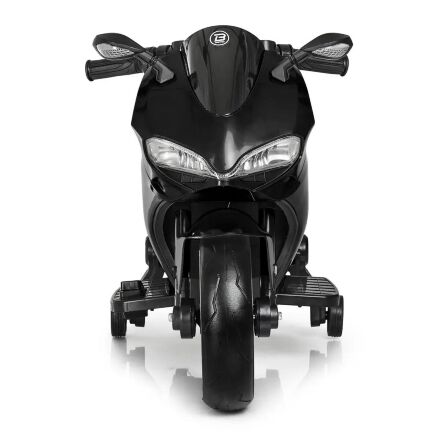 Дитячий електромобіль мотоцикл Bambi Racer M 4104ELS-2 світло коліс чорний автопокраска **