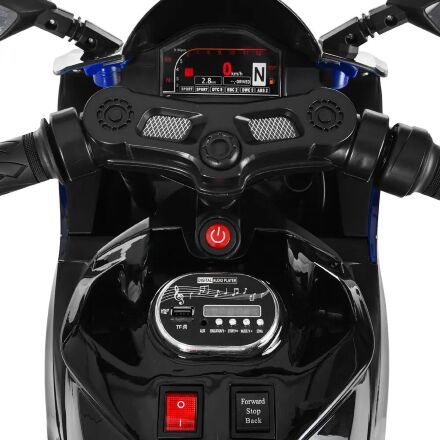 Дитячий електромобіль мотоцикл Bambi Racer M 4104ELS-2 світло коліс чорний автопокраска **