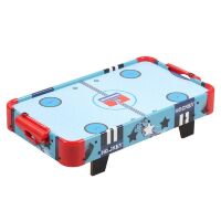 Настільна гра аеро хокей повітряний 20418E дерев'яний на ніжках / працює від мережі та батарейок