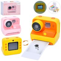 Дитячий фотоапарат K27 робить фото-відео, моментальний друк, 2 камери, 3 папери, 2 кольори