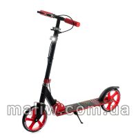 Складаний алюмінієвий самокат GS-0014 з ручним гальмом, ліхтариком / бірюзовий **