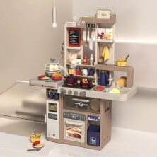 Велика дитяча ігрова кухня 93 см TK Group TK-20819 інтерактивна (88 елементів, яйцеварка, вода, пара)