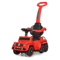 Дитяча МАШИНКА каталка толокар Bambi M 4739-3 Джип з батьківською ручкою / червона**