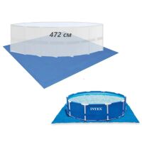 Підстилка 472 х 472 см для басейну Intex 28048 (для каркасних і надувних басейнів)