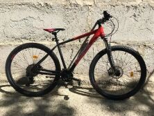 Велосипед спортивний гірський Crosser MT-041 21 рама Shimano + Гідравлічні Гальма Червоний