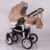 Коляска дитяча класична універсальна 2 в 1 Baby Marlen різні кольори