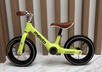 Дитячий карбоновий біговел-велобіг Maraton K8-1 складаний, надувні колеса 14 дюймів, салатовий