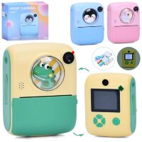 Дитячий фотоапарат M1 робить фото-відео, моментальний друк, 2 камери, 3 папери, фломастери, 3 кольори