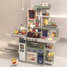 Велика дитяча ігрова кухня 93 см TK Group TK-10235 інтерактивна (88 елементів, яйцеварка, вода, пара)