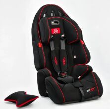 Автокрісло дитяче універсальне з Бустером JOY G 0915 група 1-2-3/ вага дитини 9-36 кг / чорне