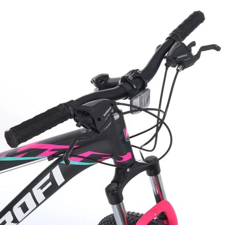 Велосипед спортивний PROFI 24 дюймів G24OPTIMAL A24.2 чорний(мат)-рожевий**