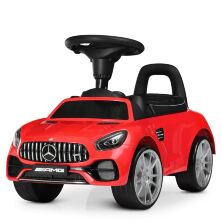 Дитяча каталка-толокар Bambi Mercedes-AMG M 4159 L-3 шкіряне сидіння червона**