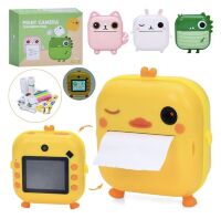 Дитячий фотоапарат M2 робить фото-відео, моментальний друк, 2 камери, 2 папери, фломастери, 4 кольори