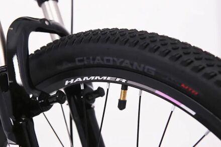 Велосипед Спортивний S200 HAMMER колеса 27.5 дюйма рама алюміній 19" біло-червоний