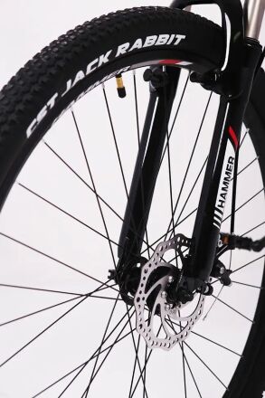 Велосипед Спортивний S200 HAMMER колеса 27.5 дюйма рама алюміній 19" біло-червоний