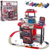 Трирівнева Паркування Гараж Паркінг для машин 14P07 Іграшковий. Складається у валізу**