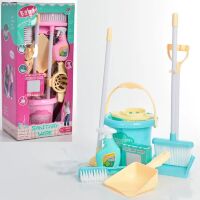 Дитячий ігровий набір для прибирання CF6657AB відро щітка совок, віник / 2 кольори**