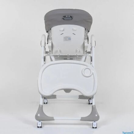 Стільчик для годування Toti W-55800, з м'яким вкладишем, сірий